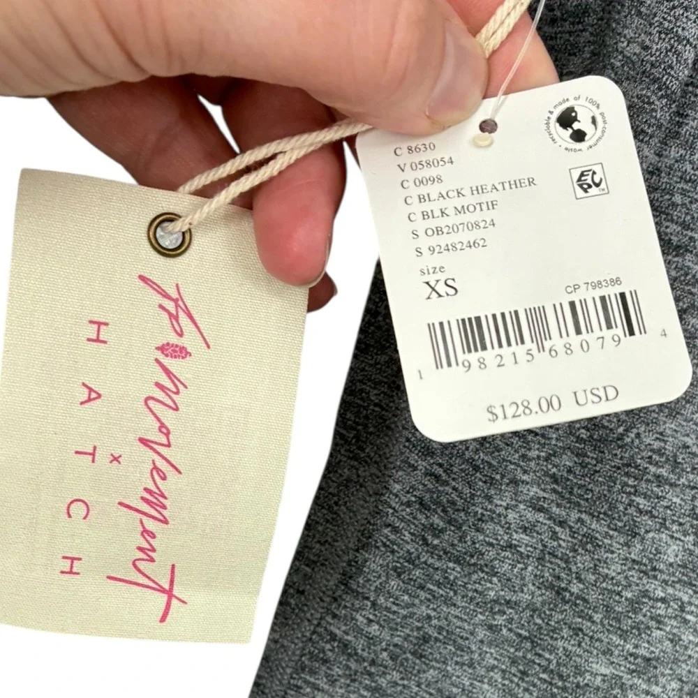FP Movement x Hatch Never‎ Better One Piece Jumpsuit XS Black Heather NWT